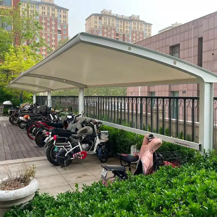 抚顺膜结构电动车棚